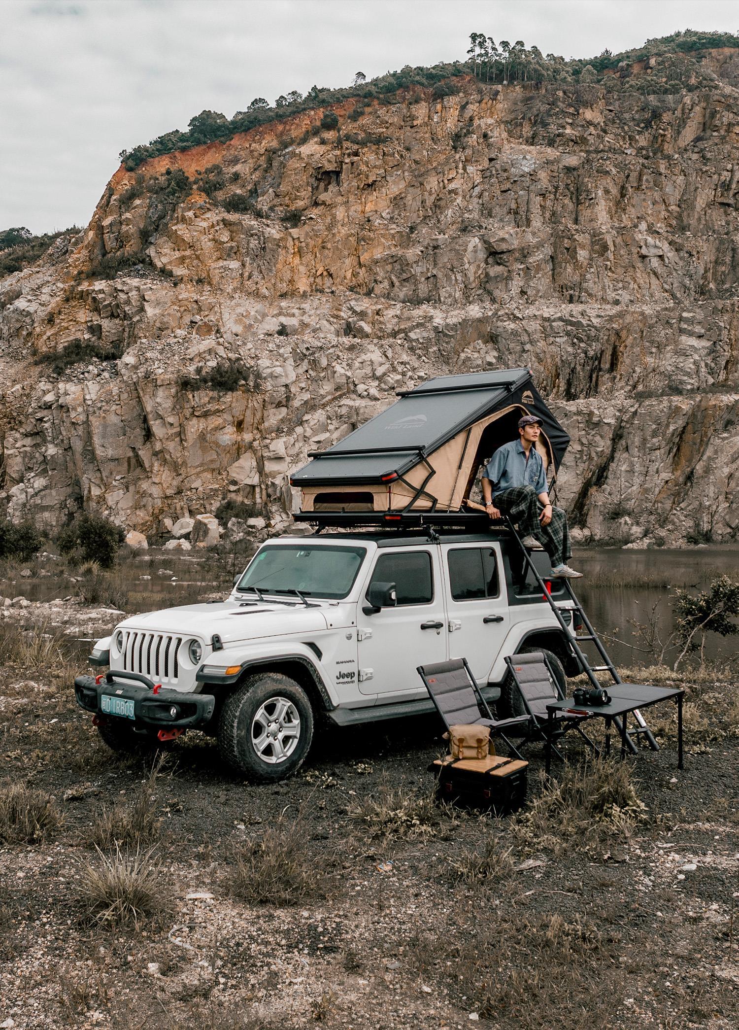 Wild Land Bush Cruiser V2 Pro, 2 Kişilik Hızlı Ve Kolay Kurulum Araç Yan Çadırı