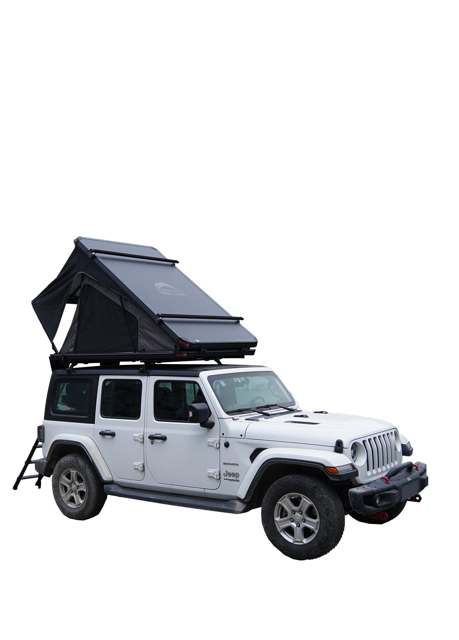 Wild Land Bush Cruiser Yeni Tasarım Üçgen Sert Kabuklu Alüminyum Araç Üstü Çadır