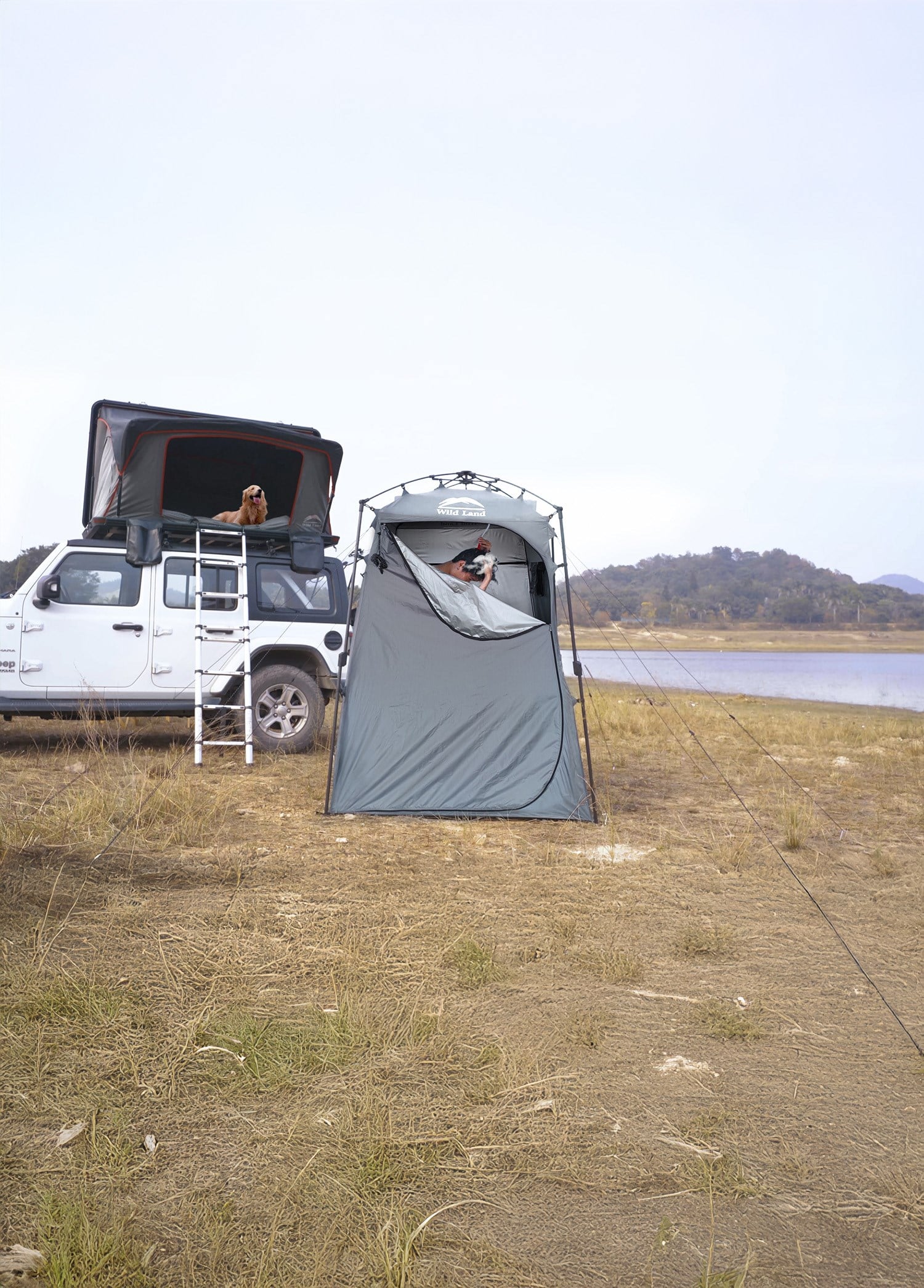 Wild Land Privacy Tent (Duş Çadırı), Duş Çadırı Soyunma Odası Hızlı Kurulumlu Çadır