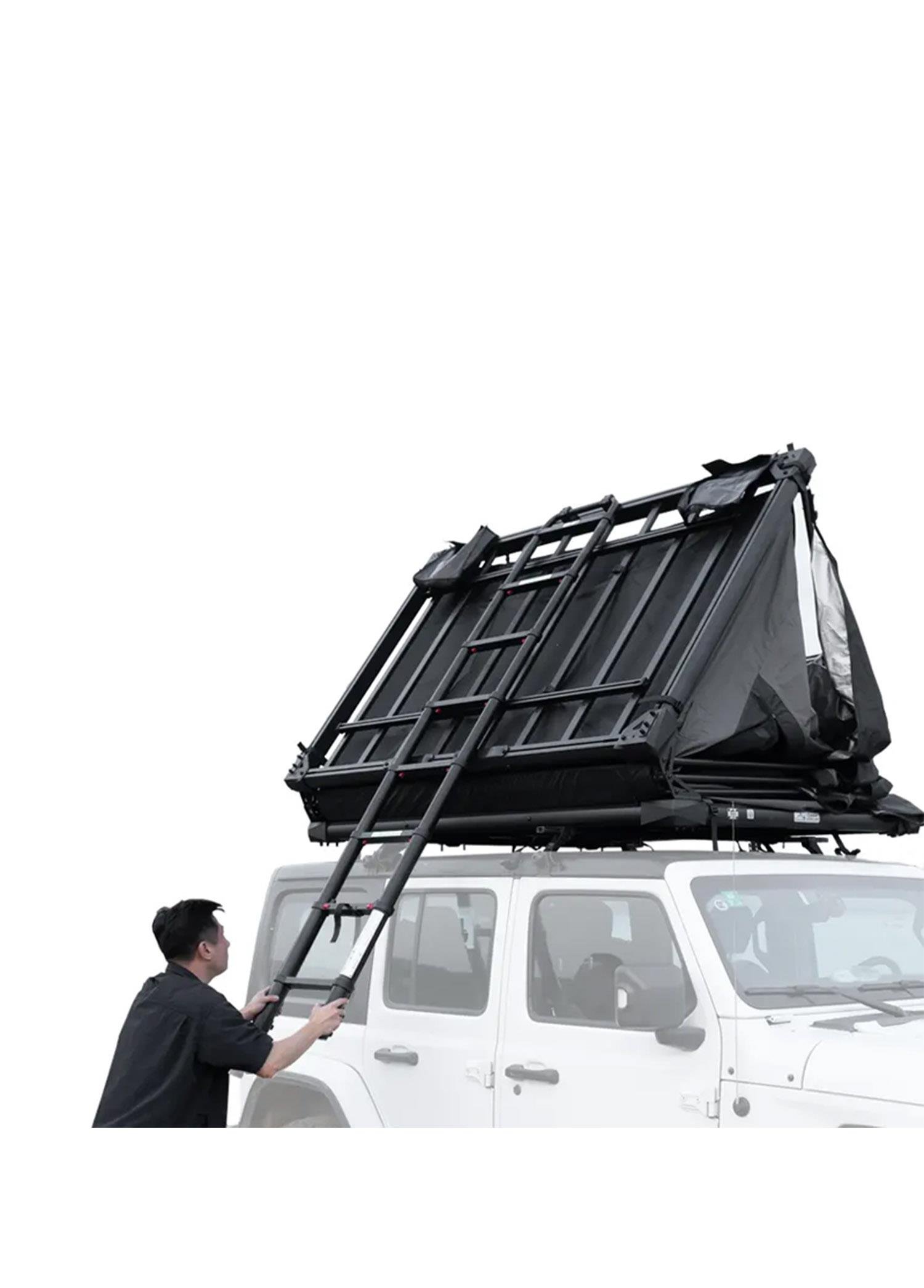 Wild Land Wild Cruiser Pro 160 Hızlı ve Kolay Kurulum & Katlama 3-4 Kişilik Alüminyum Araç Üstü Çadır