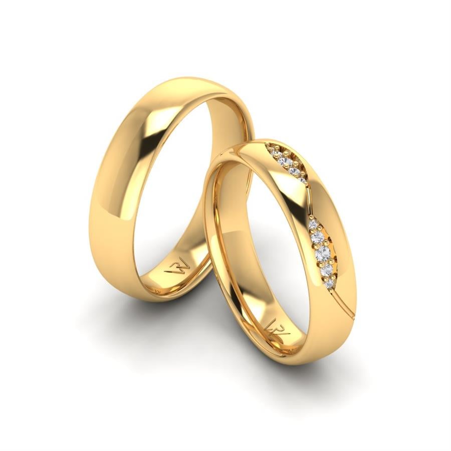 Alliances classiques Patsy Or Jaune