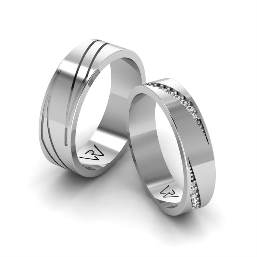 Alliances Modernes Devotion Or Blanc