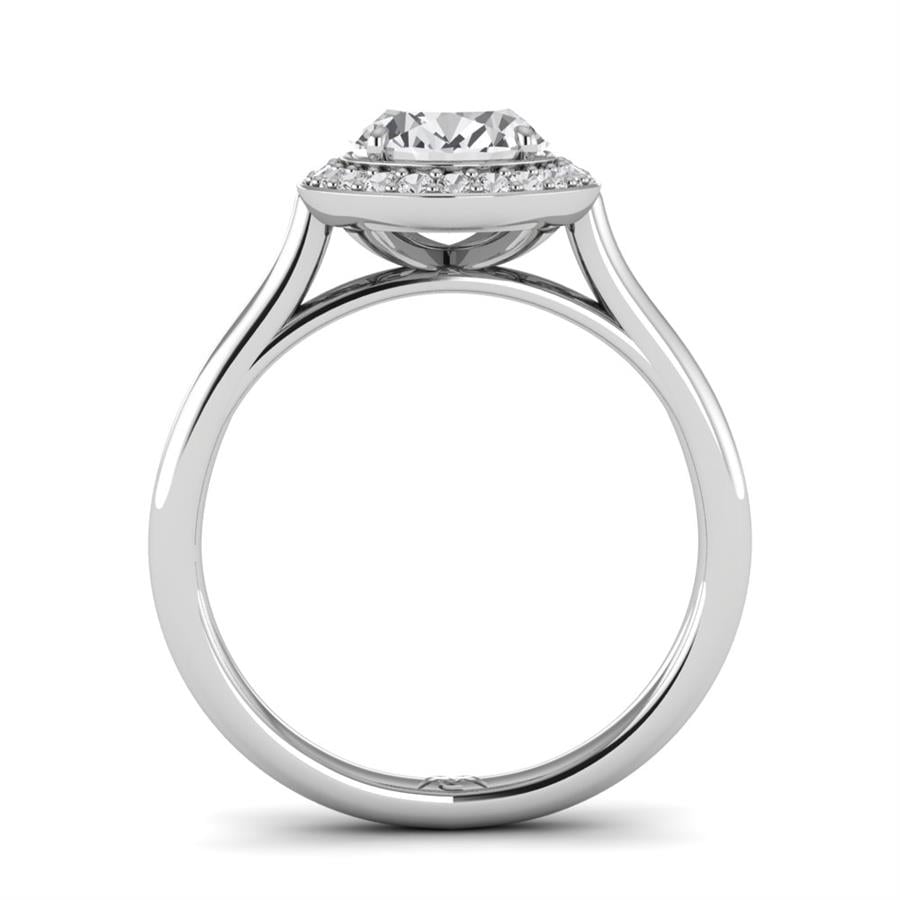 Solitaires Eirys Or Blanc Diamant 2.15 ct