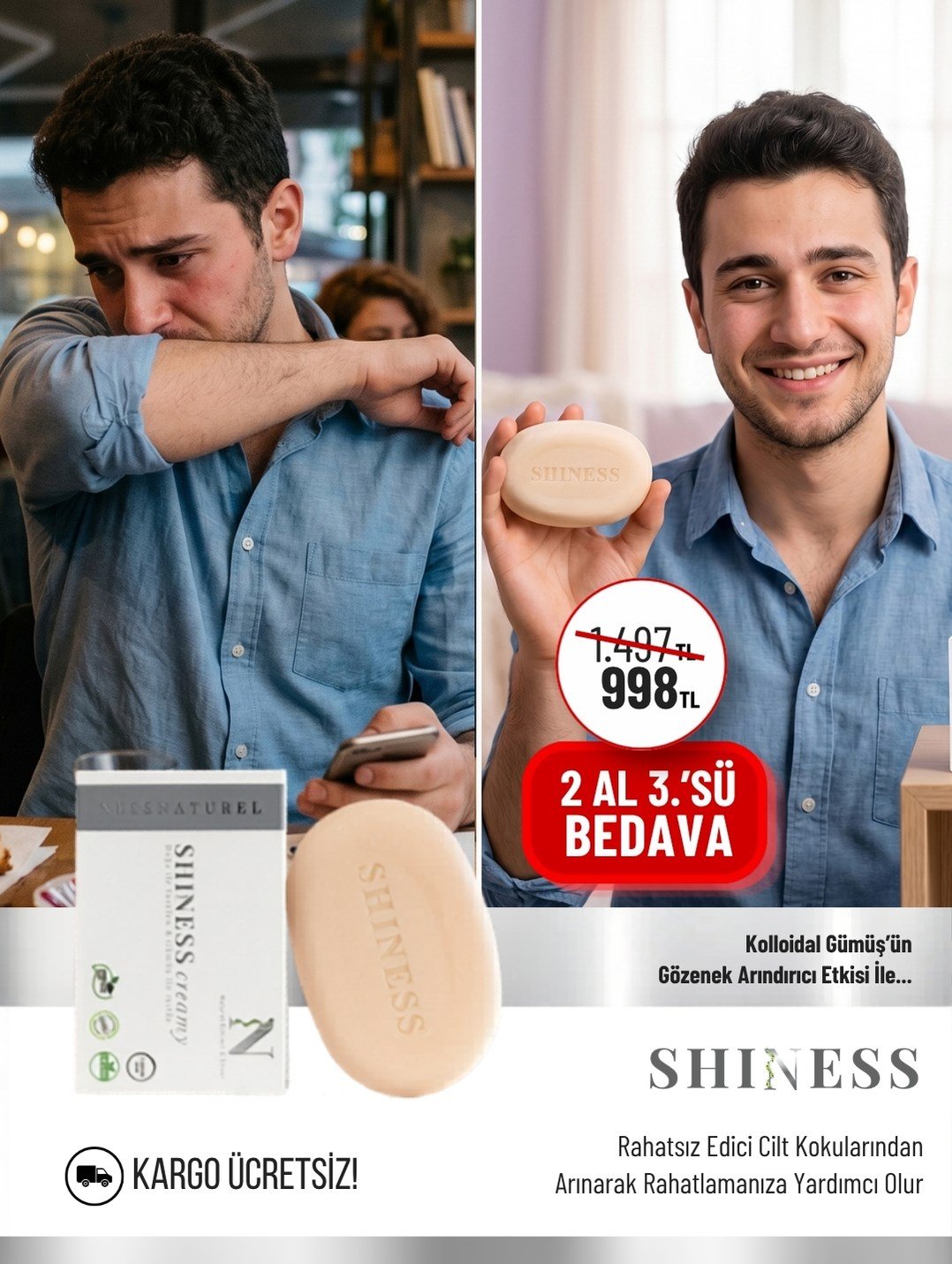 SHINESS Collaidal Gümüş Sabunu