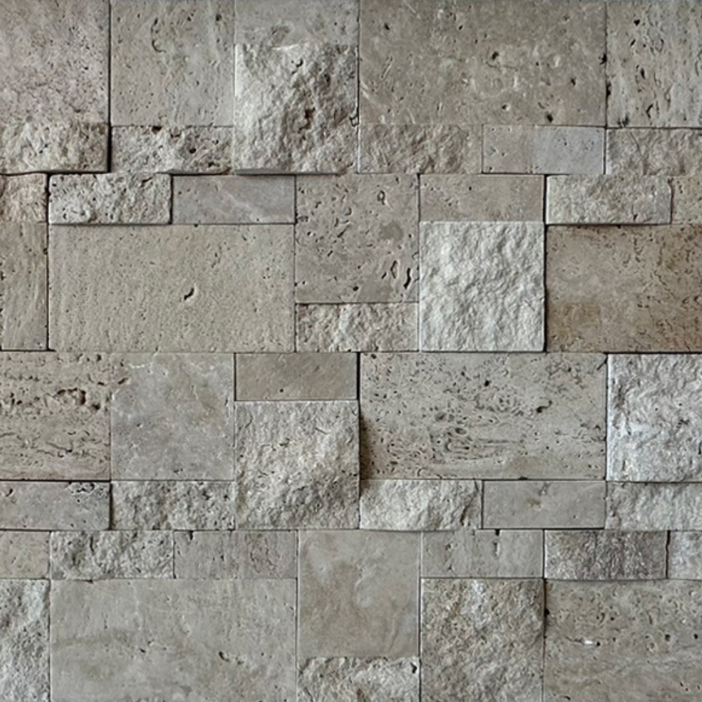 Ledger Bricks Split Face Patlatma Taş Traverten