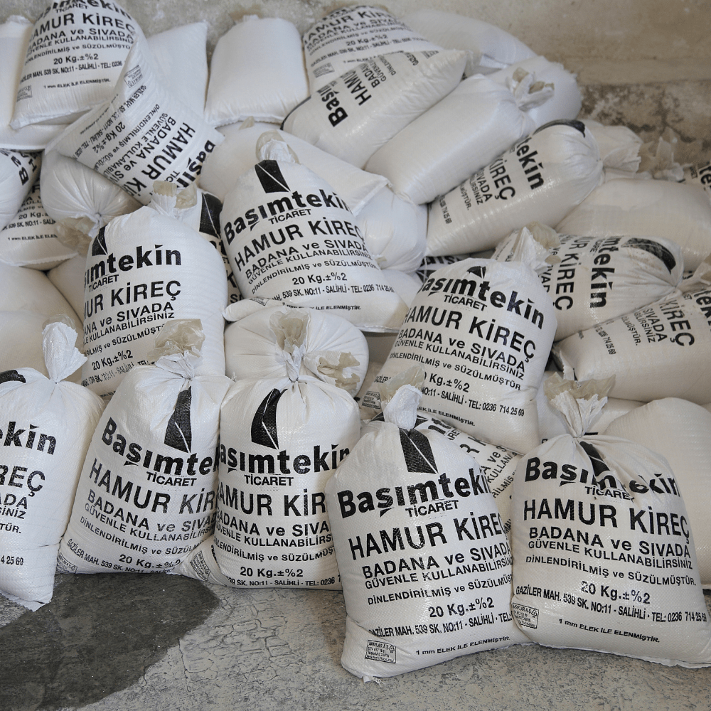Sönmüş Boya Ve Badanalık Kaymak Kireç Badana Kireci Kaymak Sönmüş Badana Kireci 20 Kg