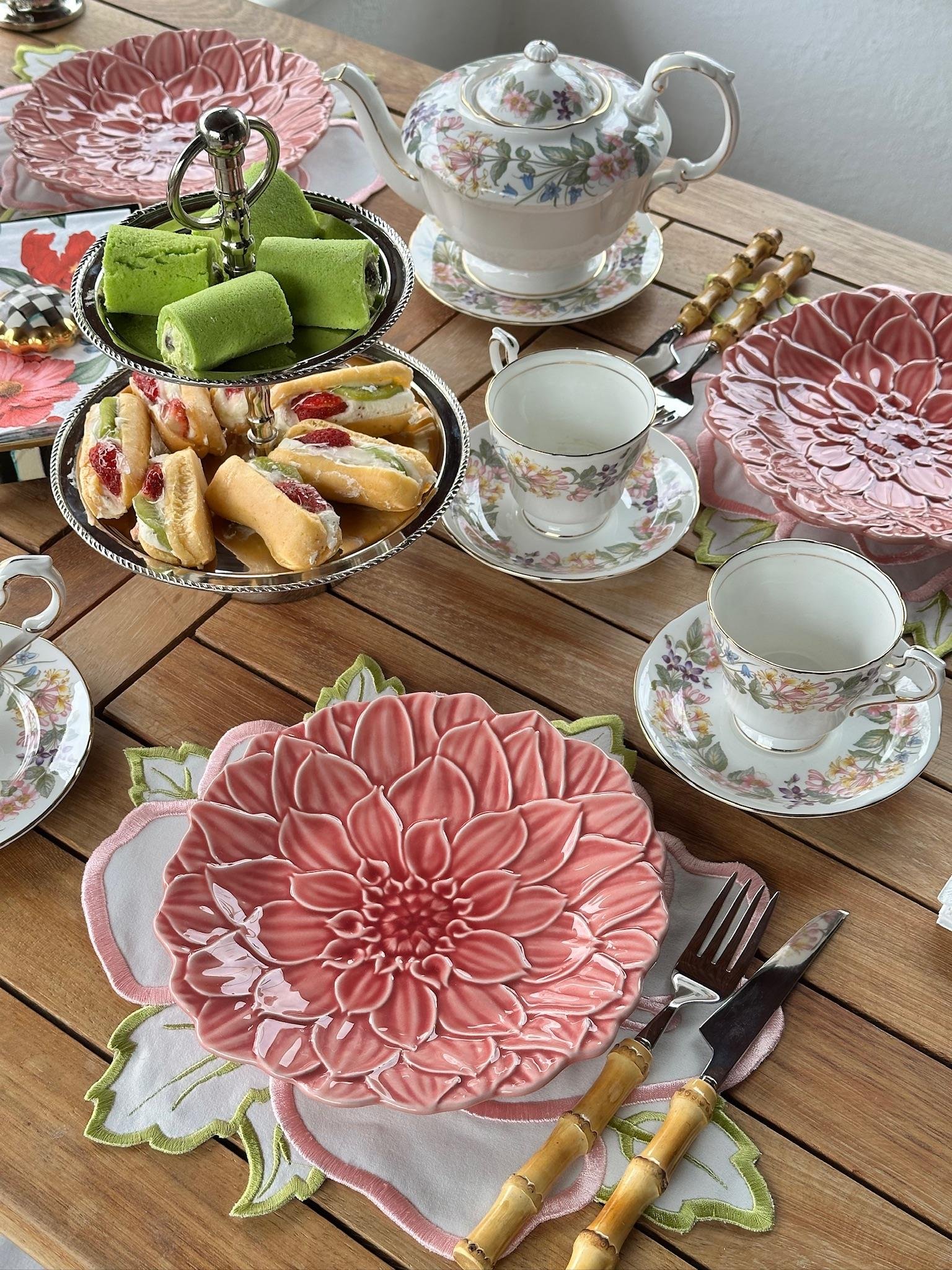 Roze 2'li Amerikan Servis Ekru