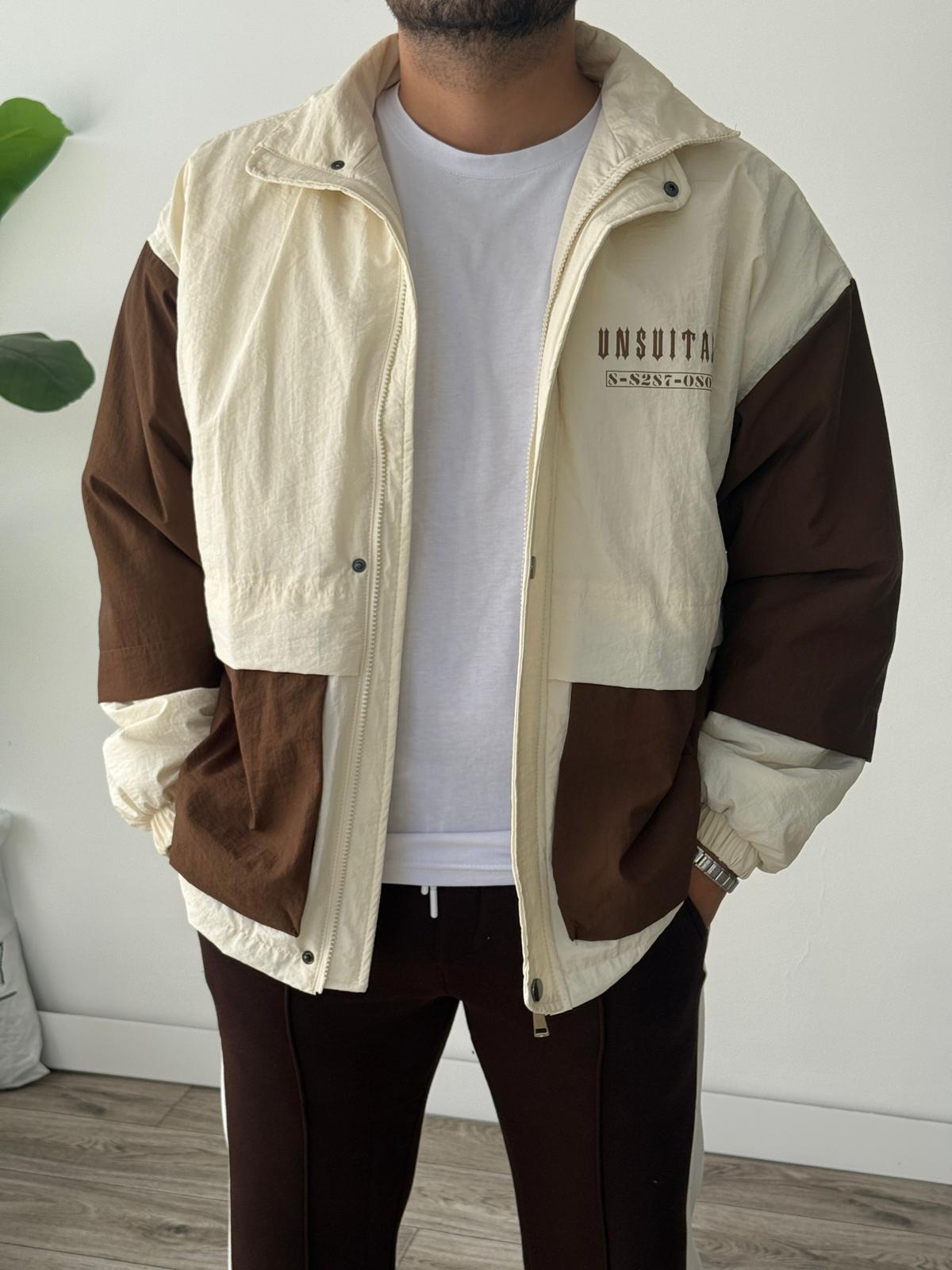 Krem Urban Oversize Torba Cepli Mont 