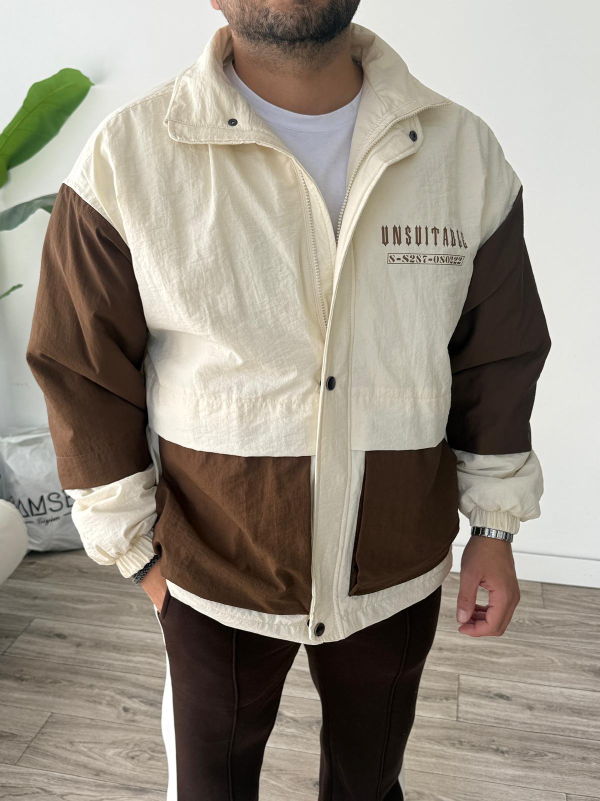 Krem Urban Oversize Torba Cepli Mont 