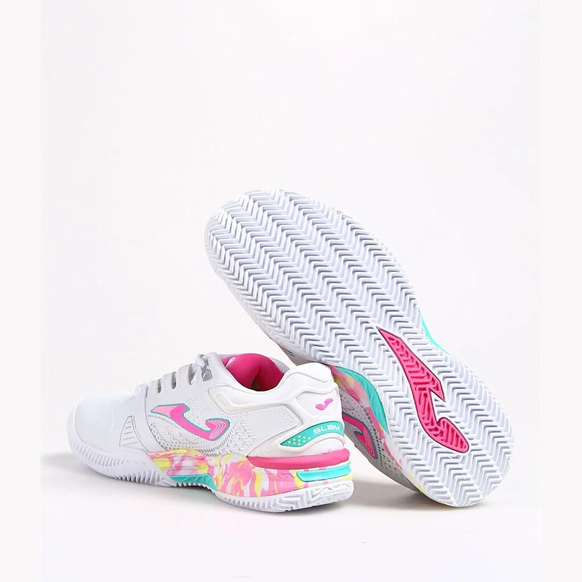 Joma Çocuk Tenis Maç Ayakkabı Slam Jr 2332 White Pink Jslamw2332C