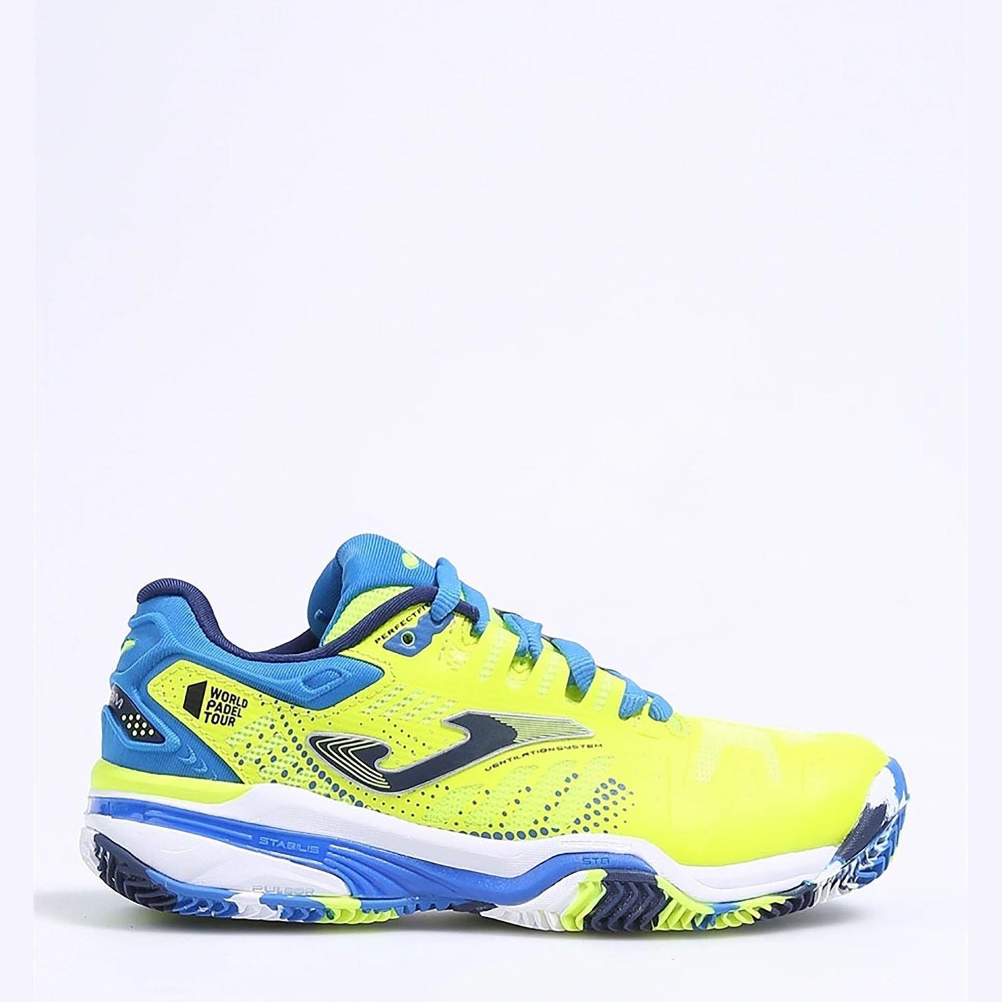Joma Çocuk Tenis Maç Ayakkabı Slam Jr 2309 Lemon Fluor Royal Jslams2309P