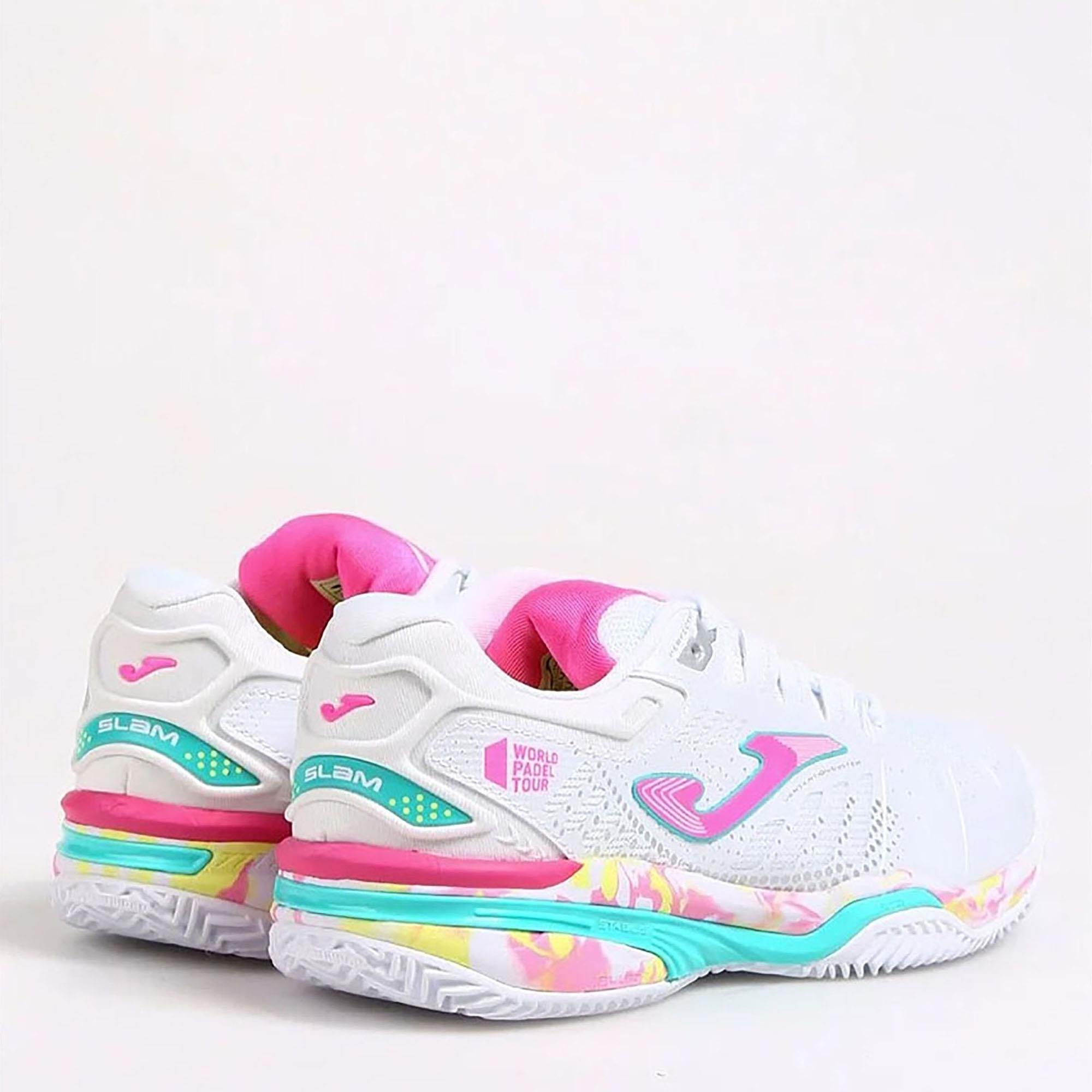 Joma Çocuk Tenis Maç Ayakkabı Slam Jr 2332 White Pink Jslamw2332C