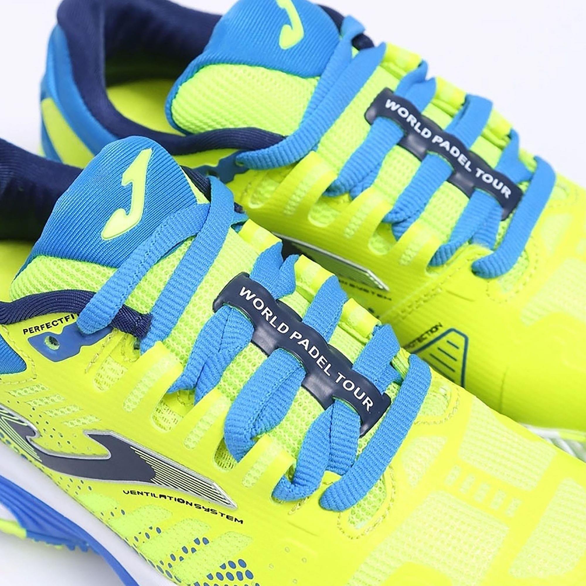 Joma Çocuk Tenis Maç Ayakkabı Slam Jr 2309 Lemon Fluor Royal Jslams2309P