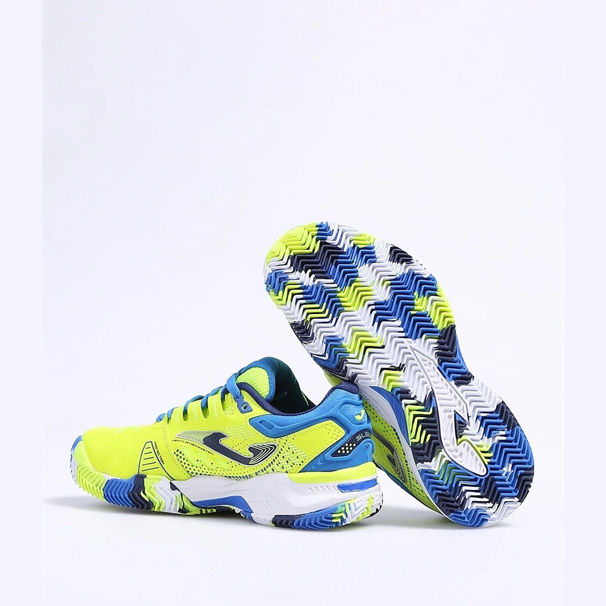 Joma Çocuk Tenis Maç Ayakkabı Slam Jr 2309 Lemon Fluor Royal Jslams2309P
