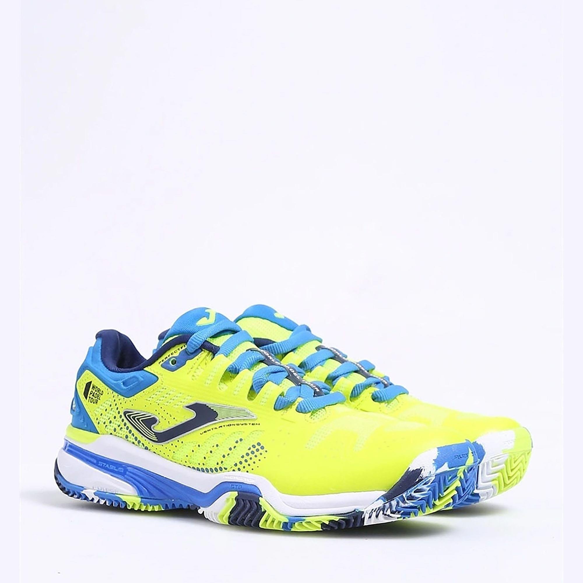 Joma Çocuk Tenis Maç Ayakkabı Slam Jr 2309 Lemon Fluor Royal Jslams2309P