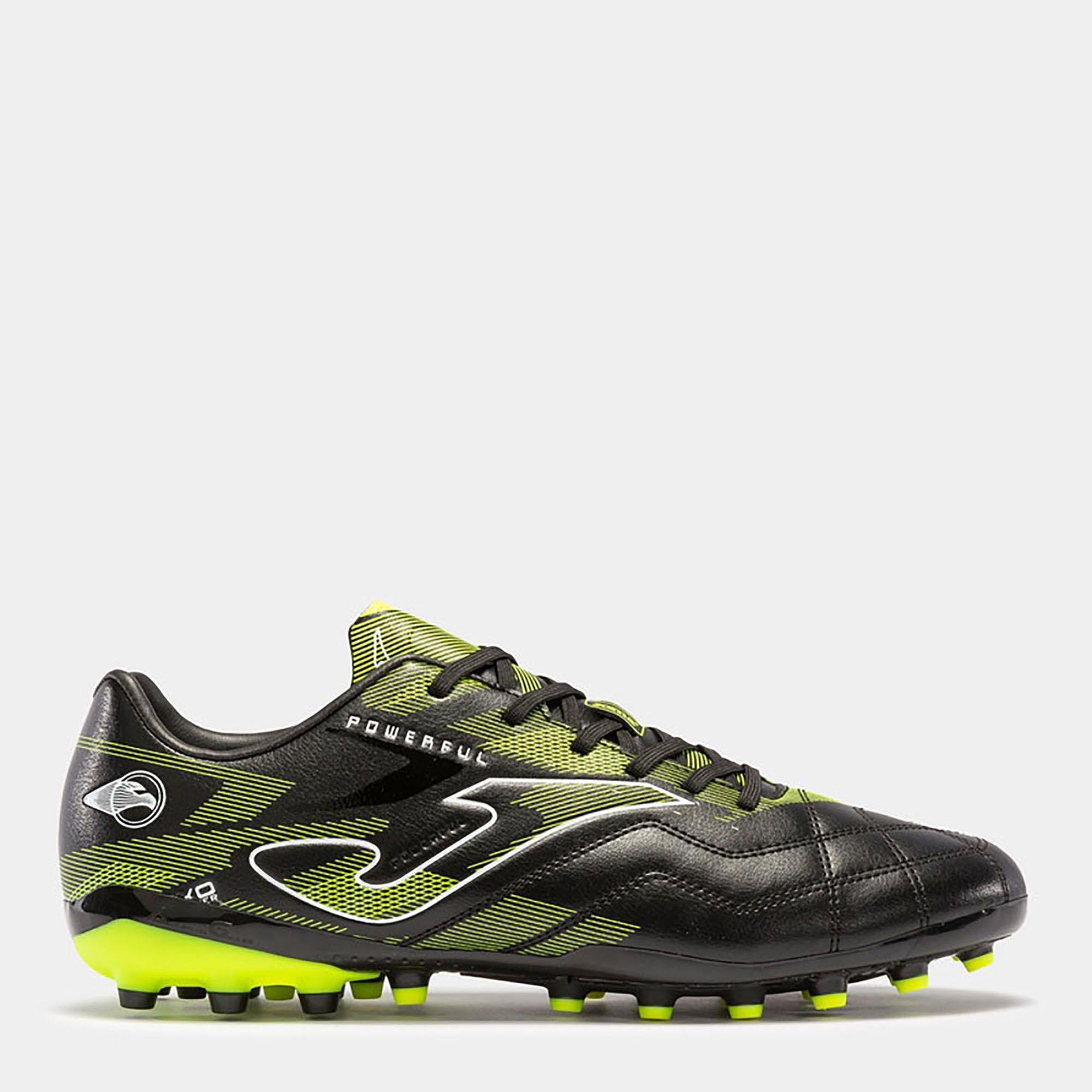 Joma Erkek Futbol Maç Krampon Powerful 2331 Black Lemon Fluor