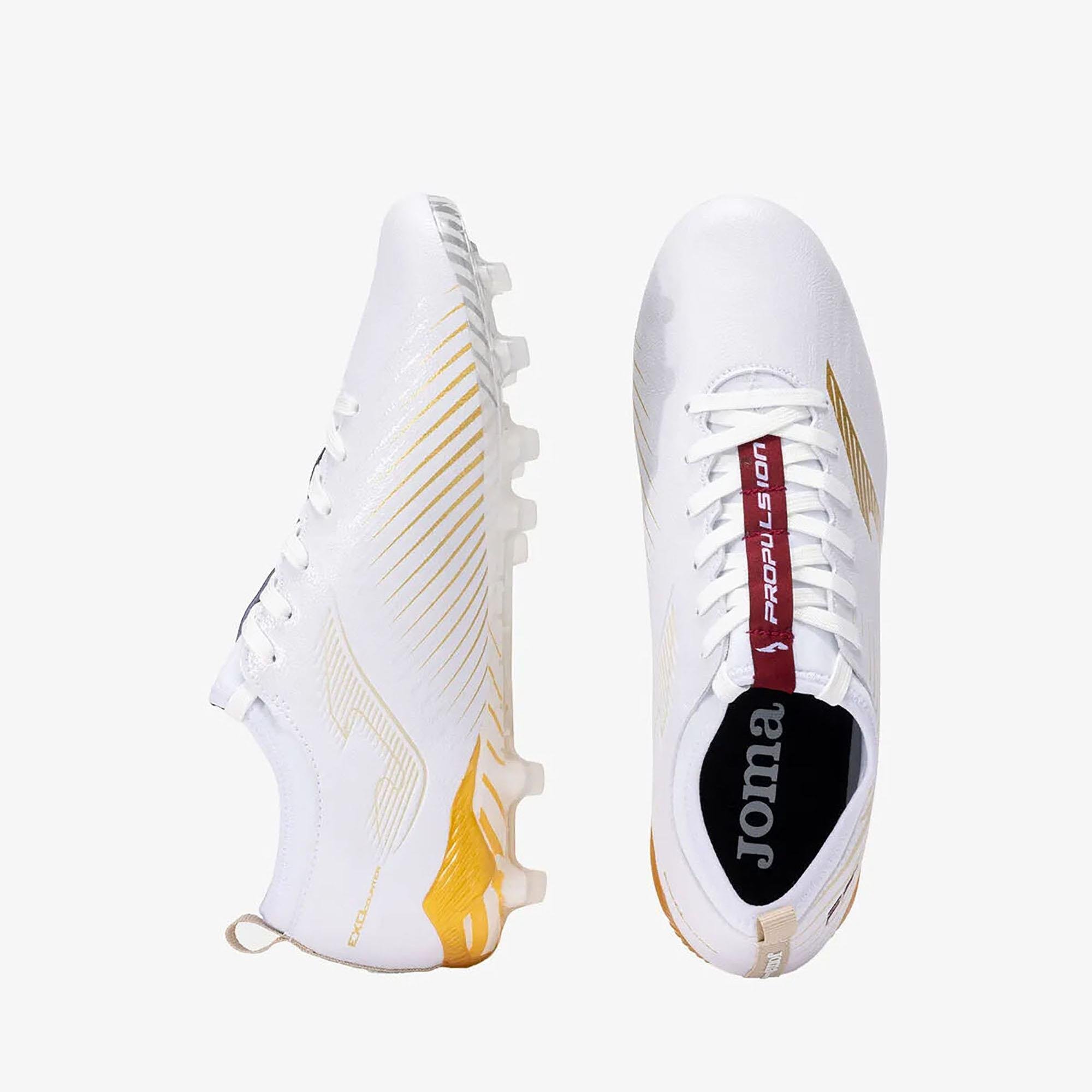 Joma Erkek Futbol Krampon Propulsion Cup 2402 Blanco Oro Firm