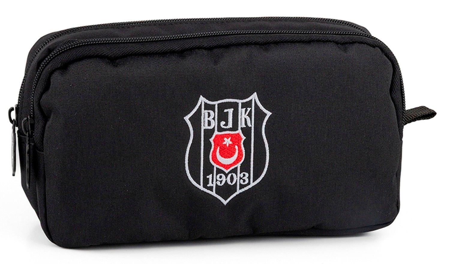 Beşiktaş Lisanslı İli Bölmeli Kanvas Kalem Çantası - 25308