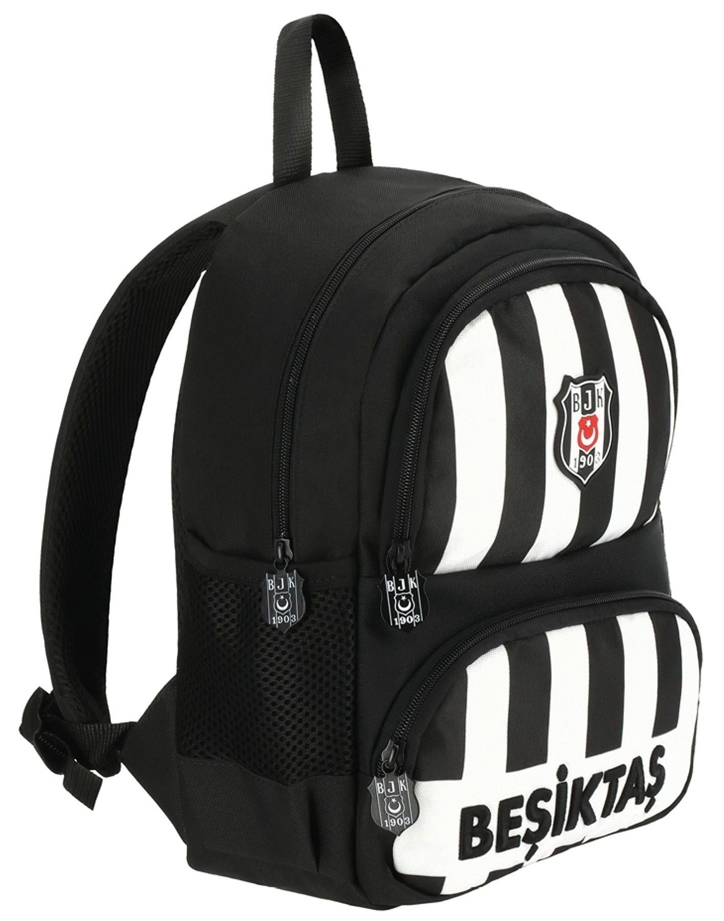 Beşiktaş Nakış Detaylı Çubuklu Anaokulu Çantası - 25340