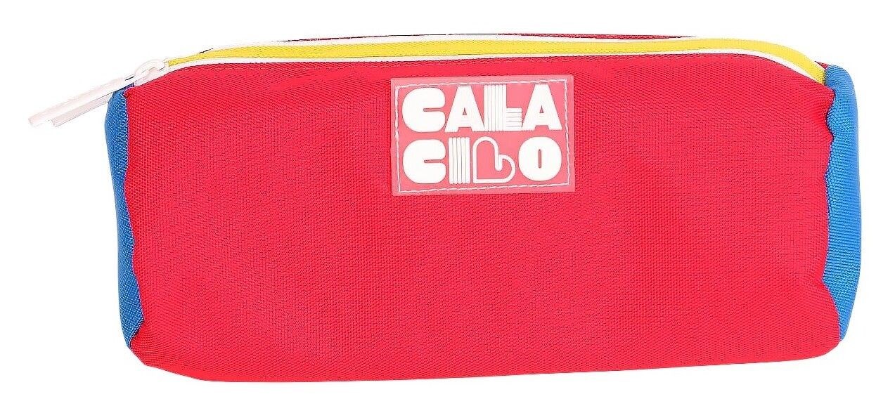 CalaCilo Erkek Çocuk Bull Kırmızı Sarı Renkli İki Bölmeli Kalem Çantası Okul Kalemliği - C4103