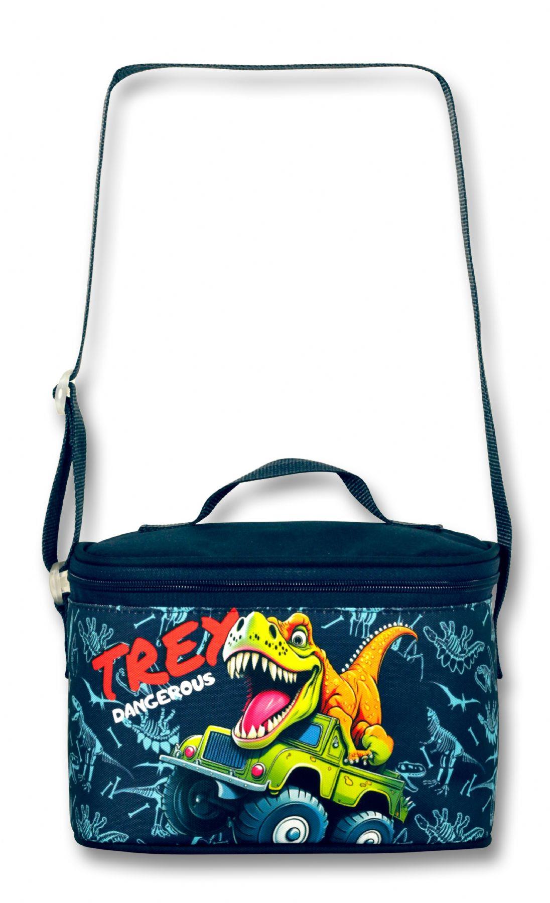 Cennec Trex Erkek Çocuk Lacivert/Mavi İlkokul Sırt Çantası ve Beslenme Çantası Seti