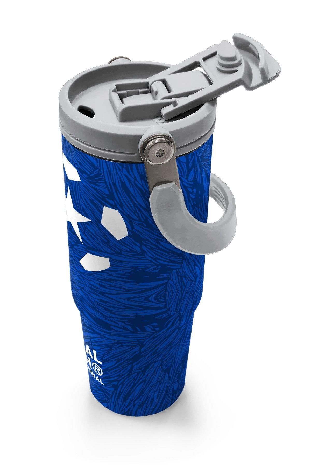 Coral High 900 ml Erkek Çocuk Lacivert Mavi Futbol Desenli Çelik Termos /Matara - 38721