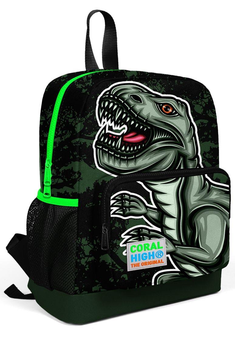Coral High Anaokul ve İlkokul 1 Sınıf Okul Çantası Seti - Dinazor - Erkek