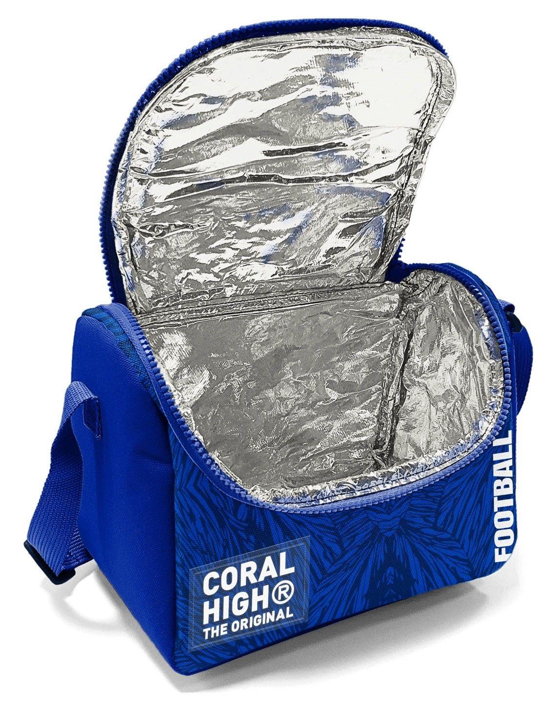 Coral High Beslenme Çantası 22797, Erkek Çocuk, Lacivert Mavi Futbol, Isı Yalıtımlı 22797