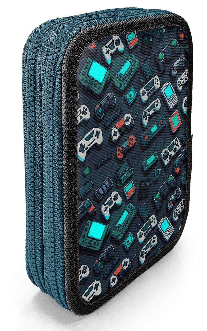 Coral High Erkek Çocuk Organizer Kalemlik/Kalem Çantası - Nefti Yeşil Oyun Konsolu 11155