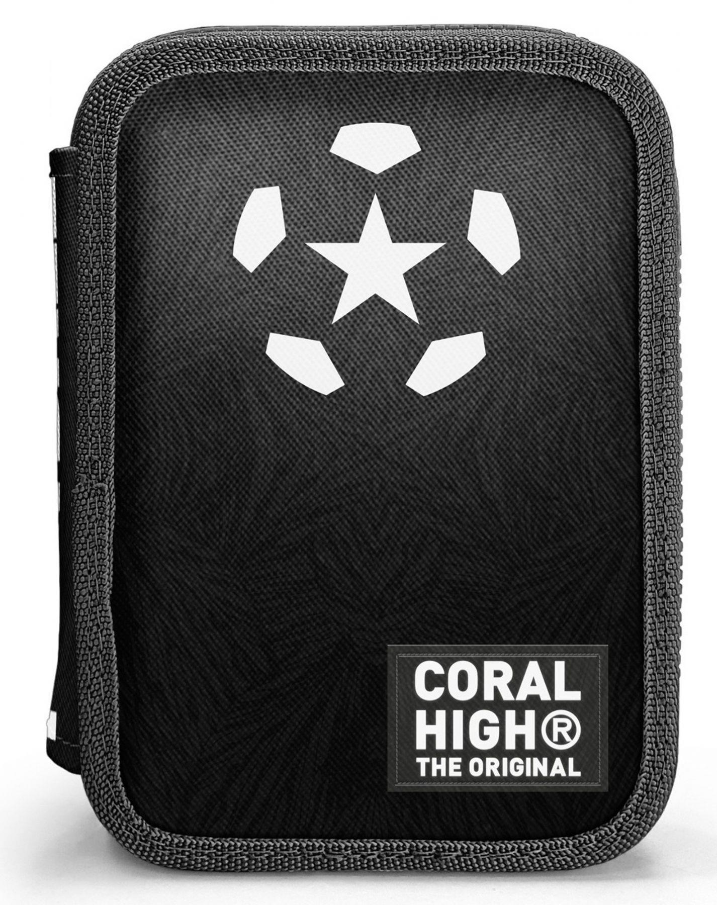 Coral High Erkek Çocuk Siyah Yıldız Baskılı Katlı Organizer Kalemlik (Kalem Kutusu) 31111