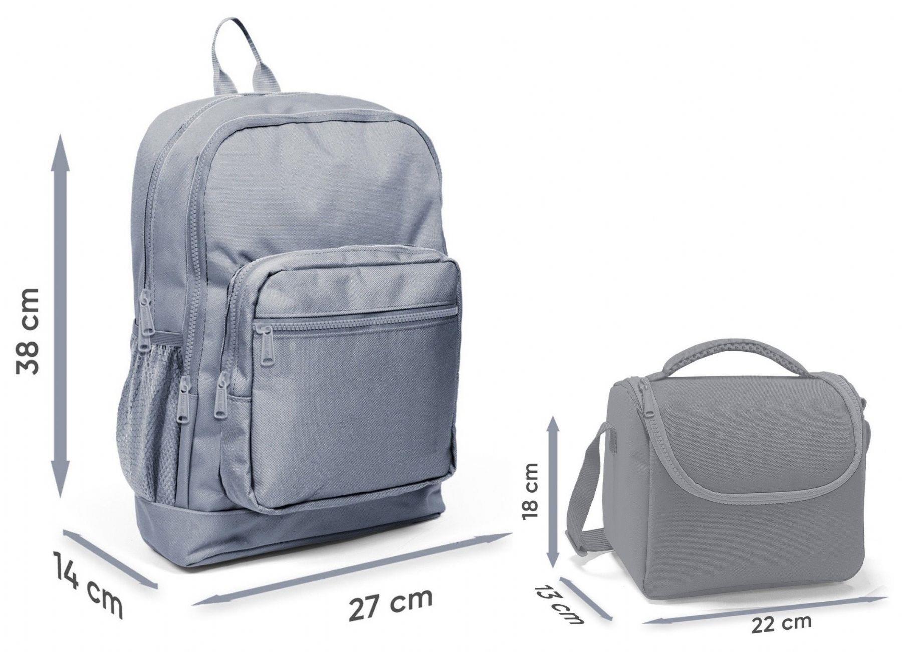 Coral High Erkek Çocuklar İçin Dayanıklı İkili İlk Okul Çanta Seti  - Siyah Hayaletler