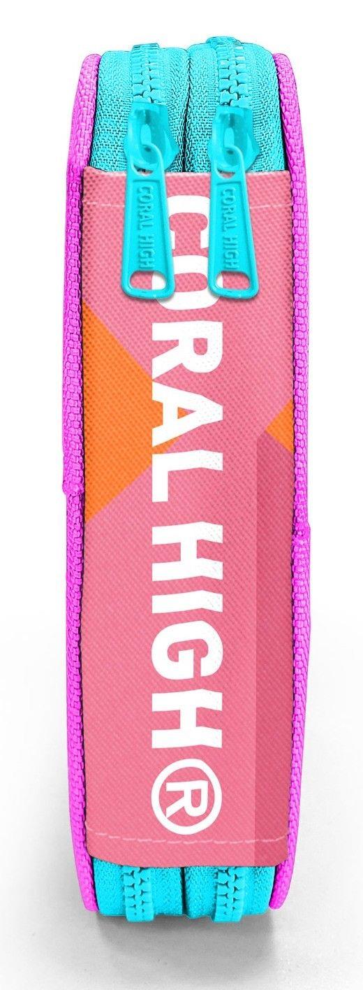Coral High İki Karlı Organizer Kalemlik - Pembe Kırmızı Fashion Girl, Kız Çocuk, Pembe Kırmızı Fashion Girl 11141