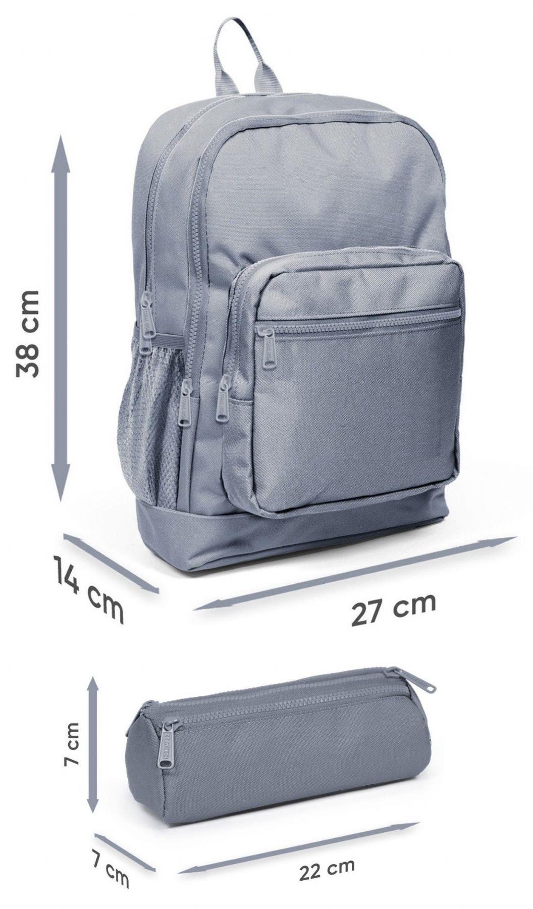 Coral High İlkokul Kız Çocuklarına Özel Dört Gözlü Sırt Çantası ve Kalemlik Seti- Lila Turkuaz Dondurmalı Kız