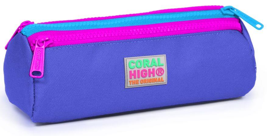 Coral High İlkokul Sırt Çantası ve Kalemlik Seti - Mor Pembe - Kız Çocuk
