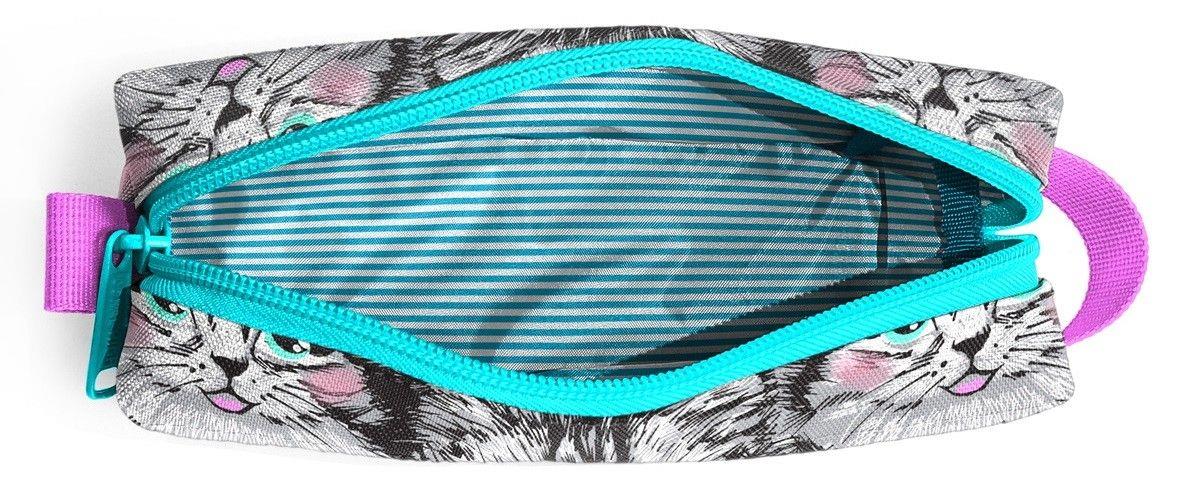 Coral High İlkokul/Ortaokul Çanta Seti ve Bel Çantası- Gri Kedi - Kız Çocuk