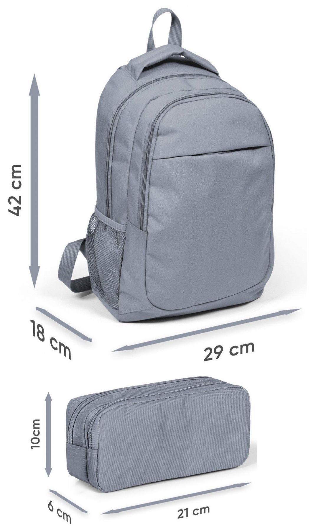 Coral High İlkokul/Ortaokul Sırt Çantası ve İki Bölmeli Kalemlik Seti - Erkek Çocuk - Siyah Kükreyen Aslan