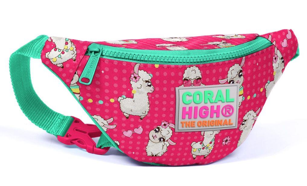 Coral High Kids Bel Çantası Lama Desenli - Pembe - Kız Çocuk 22564