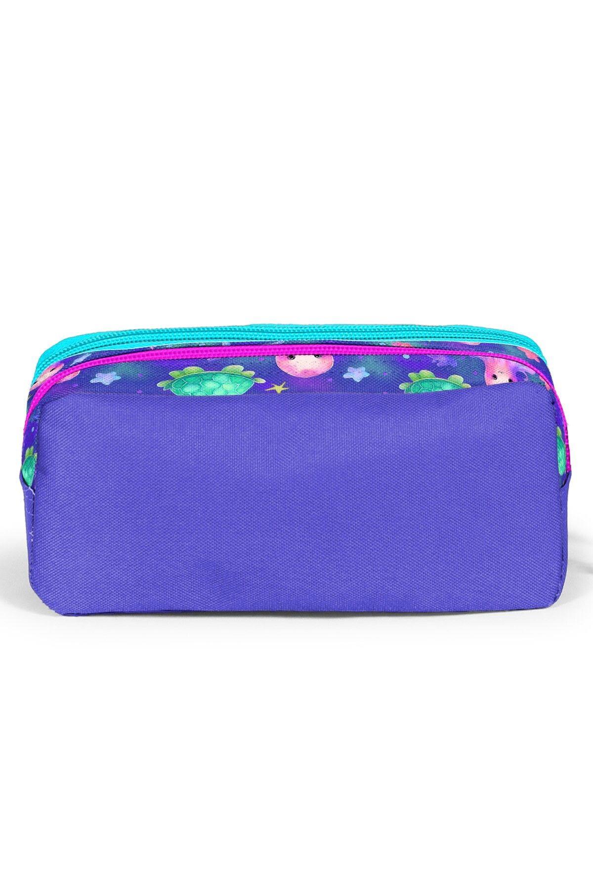 Coral High Kids Lavanta Turkuaz Deniz Temalı 3'lü Okul Çanta Seti SET0114422 - Kız