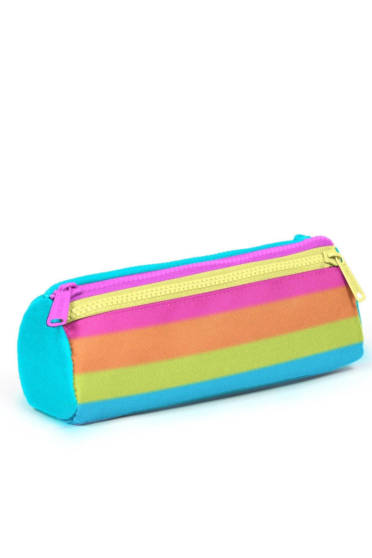 Coral High Kids Renkli Çizgili 3'lü Okul Çanta Seti SET0123770 - Kız