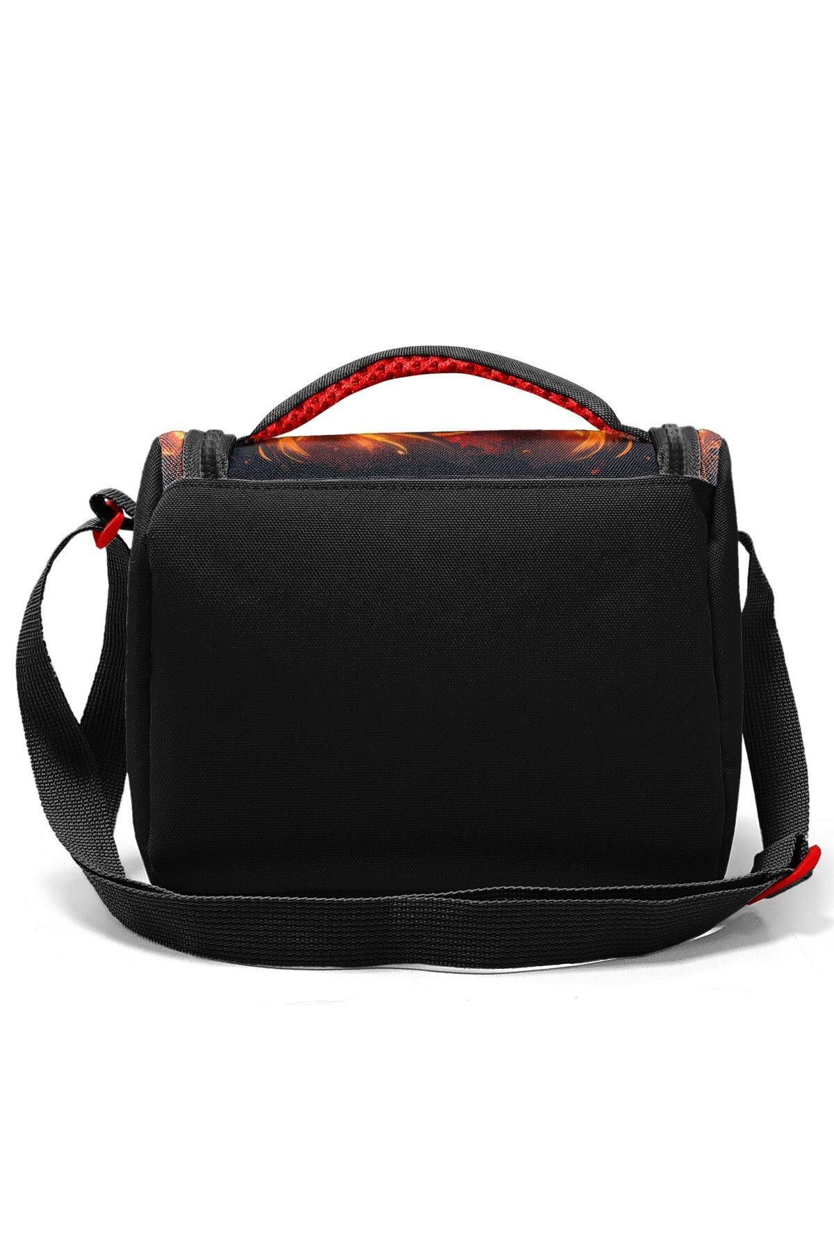 Coral High Kids Siyah Aslan Desenli 3'lü Okul Çanta Seti SET0123671 - Erkek