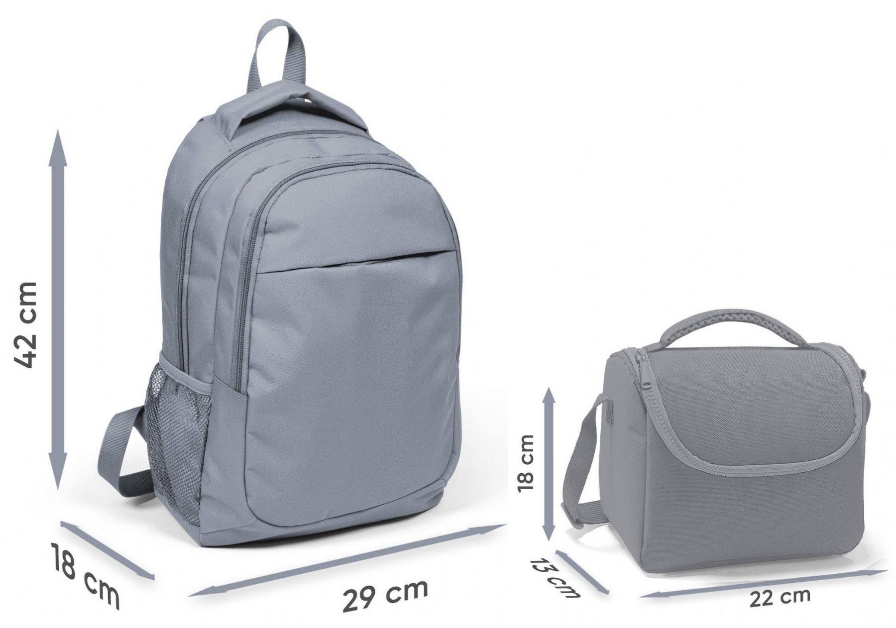 Coral High Kız Çocuk İlk ve Ortaokul Sırt Çantası ve Beslenme Çantası - Pembe Kırmızı Fashion Girl