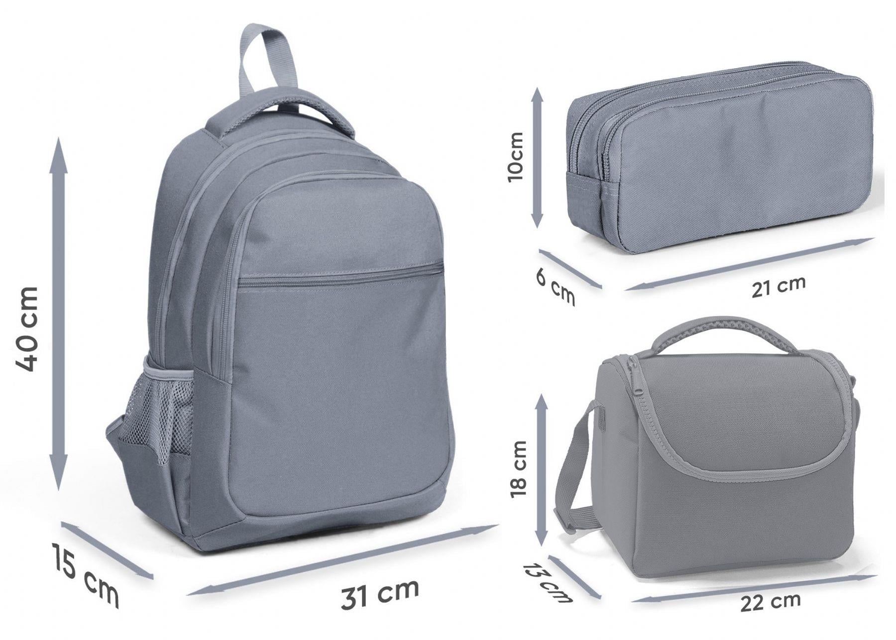 Coral High Kız Çocuk İlkokul Üçlü Okul Çantası Seti - Su Yeşili Unicorn Baskılı - SETYGN33256A