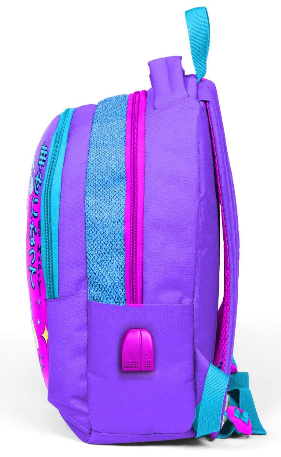 Coral High Kız Çocuk Okul Çantası ve Beslenme Çantası Seti - Pembe K-Pop