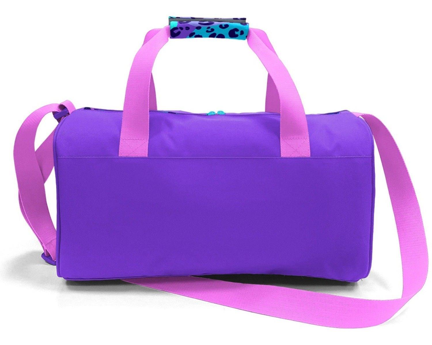 Coral High Kız Çocuk Spor ve Seyahat Çantası - Mor Pembe Leopar Desenli - 27532