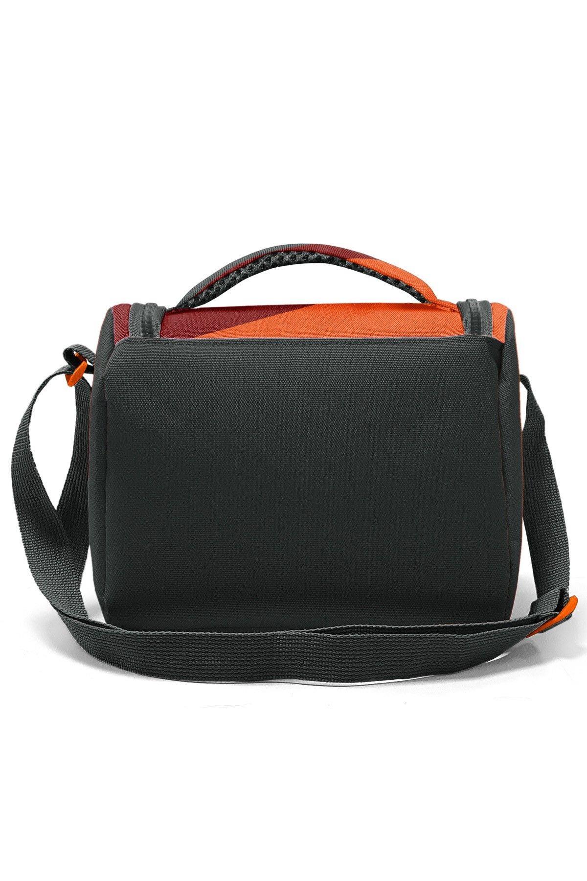 Coral High Koyu Gri Turuncu Bordo Renkli 3'lü Okul Çanta Seti SET0123692 - Erkek