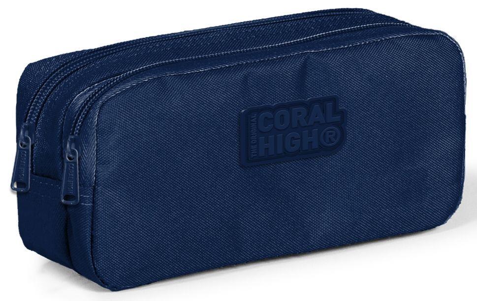Coral High Lacivert İlkokul Çantası ve Kalemlik Seti - USB Soketli