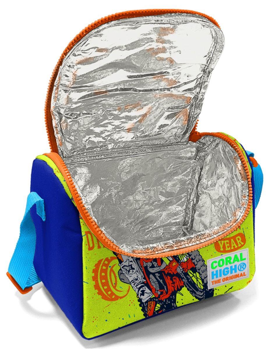 Coral High Mavi Sarı Motorsiklet Beslenme Çantası - Erkek