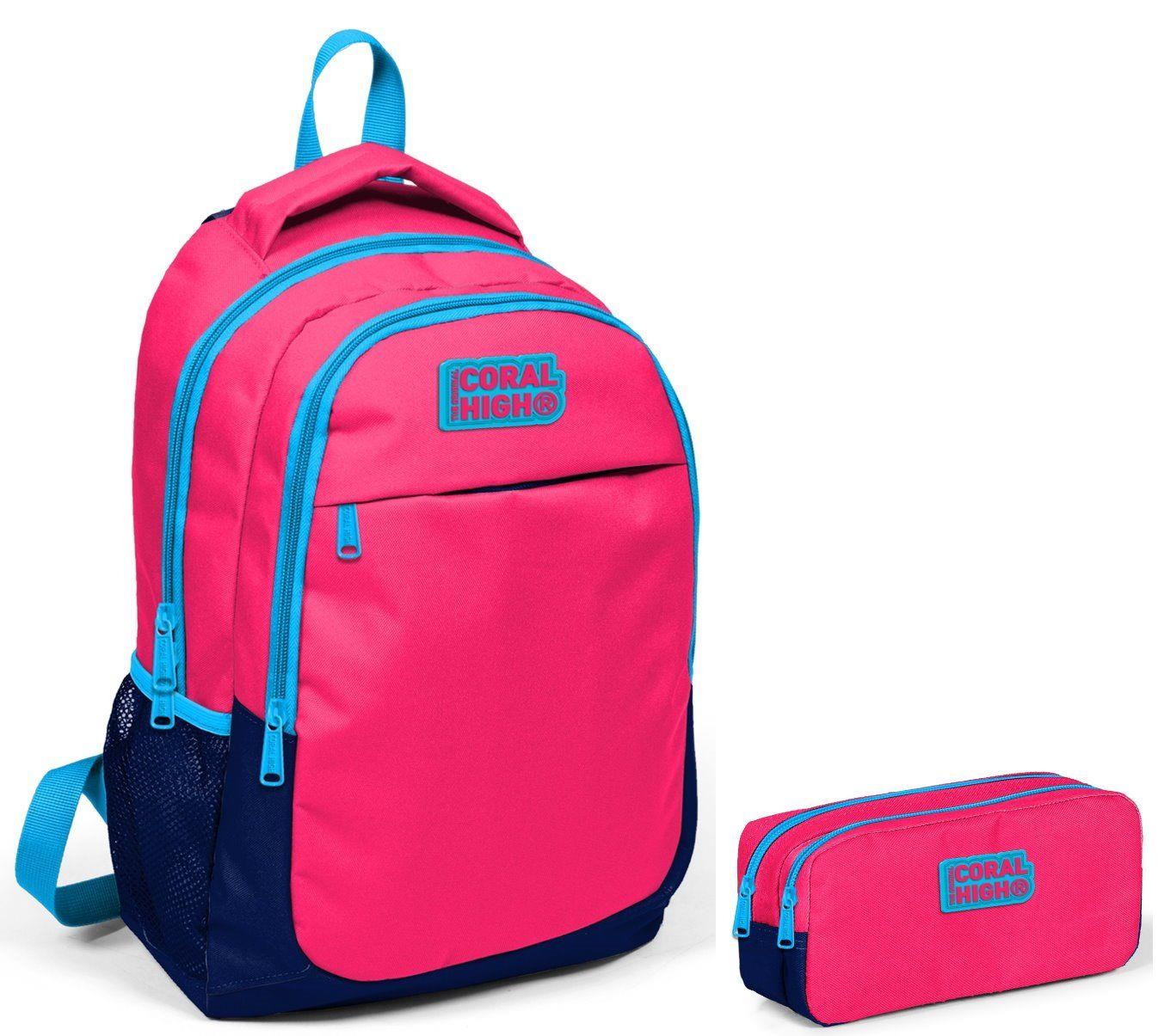 Coral High Narçiçeği İlkokul Çantası ve Kalemlik Seti