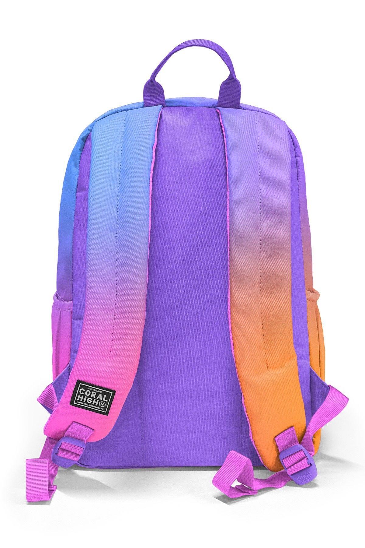 Coral High Renk Geçişli 3'lü Okul Çanta Seti SET0123675 - Kız