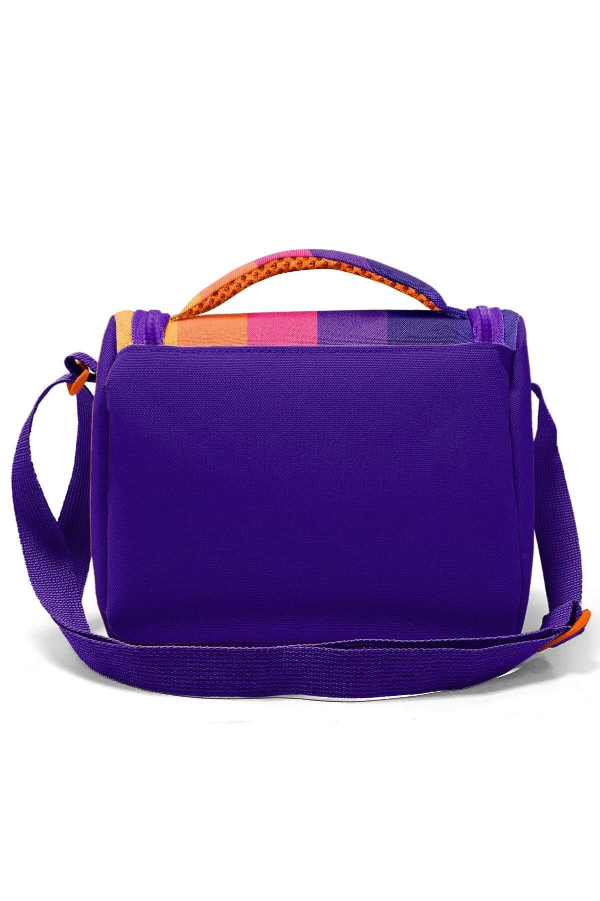 Coral High Renkli Çizgili 3'lü Okul Çanta Seti SET0123674 - Kız